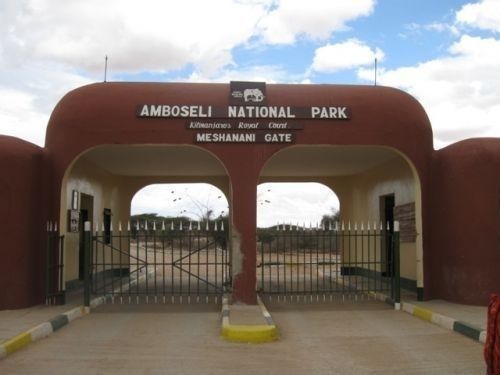 Amboseli National Park gates